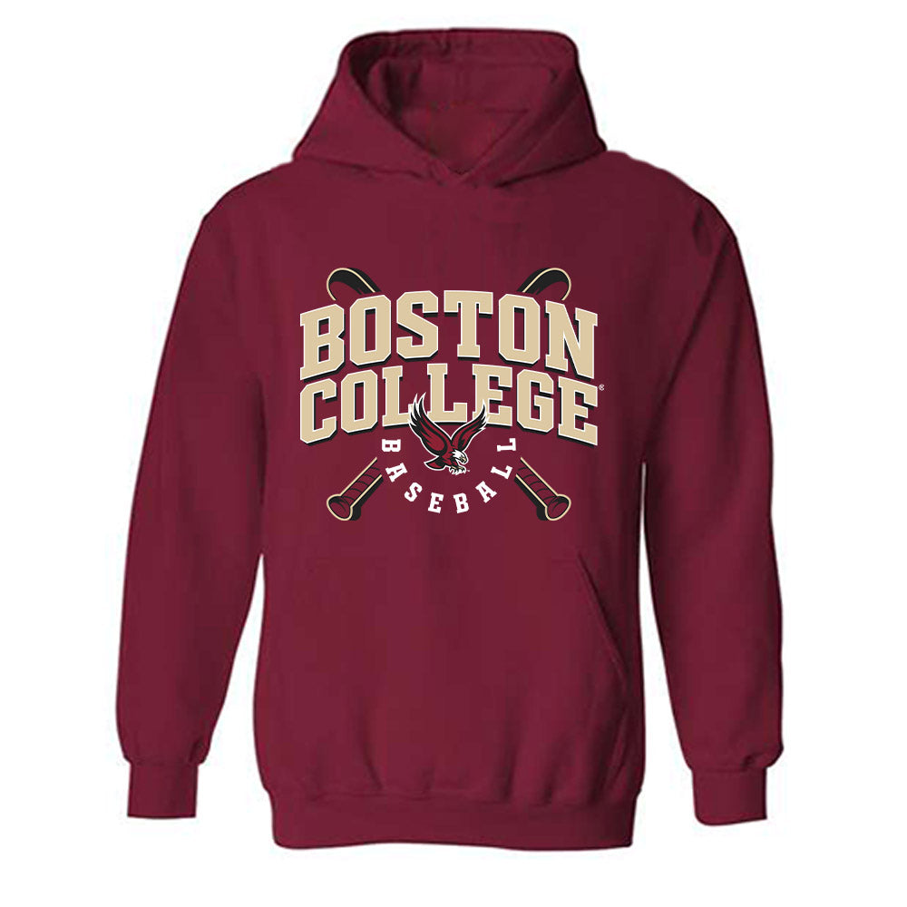 Boston College - NCAA Baseball : Sean Budis - Hooded Sweatshirt Sports Shersey-0