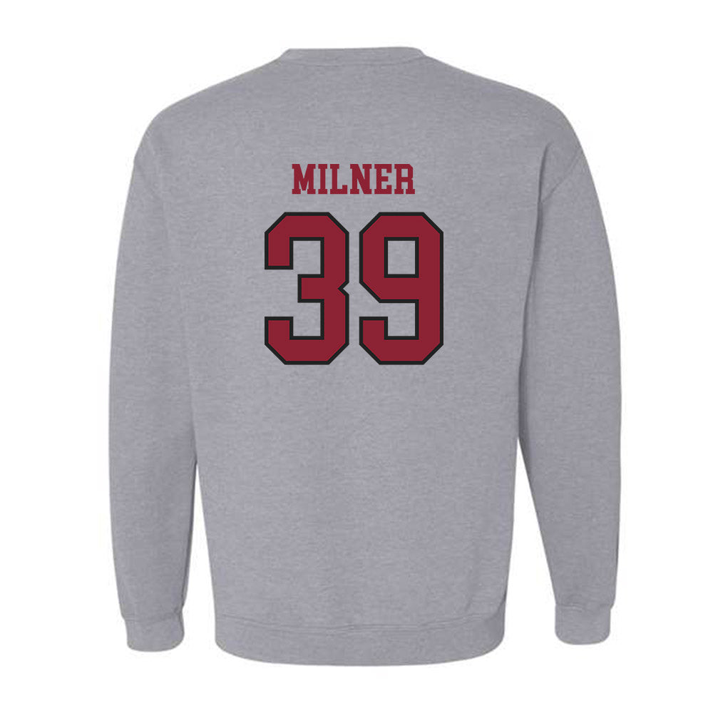 Boston College - NCAA Baseball : Beck Milner - Crewneck Sweatshirt Sports Shersey