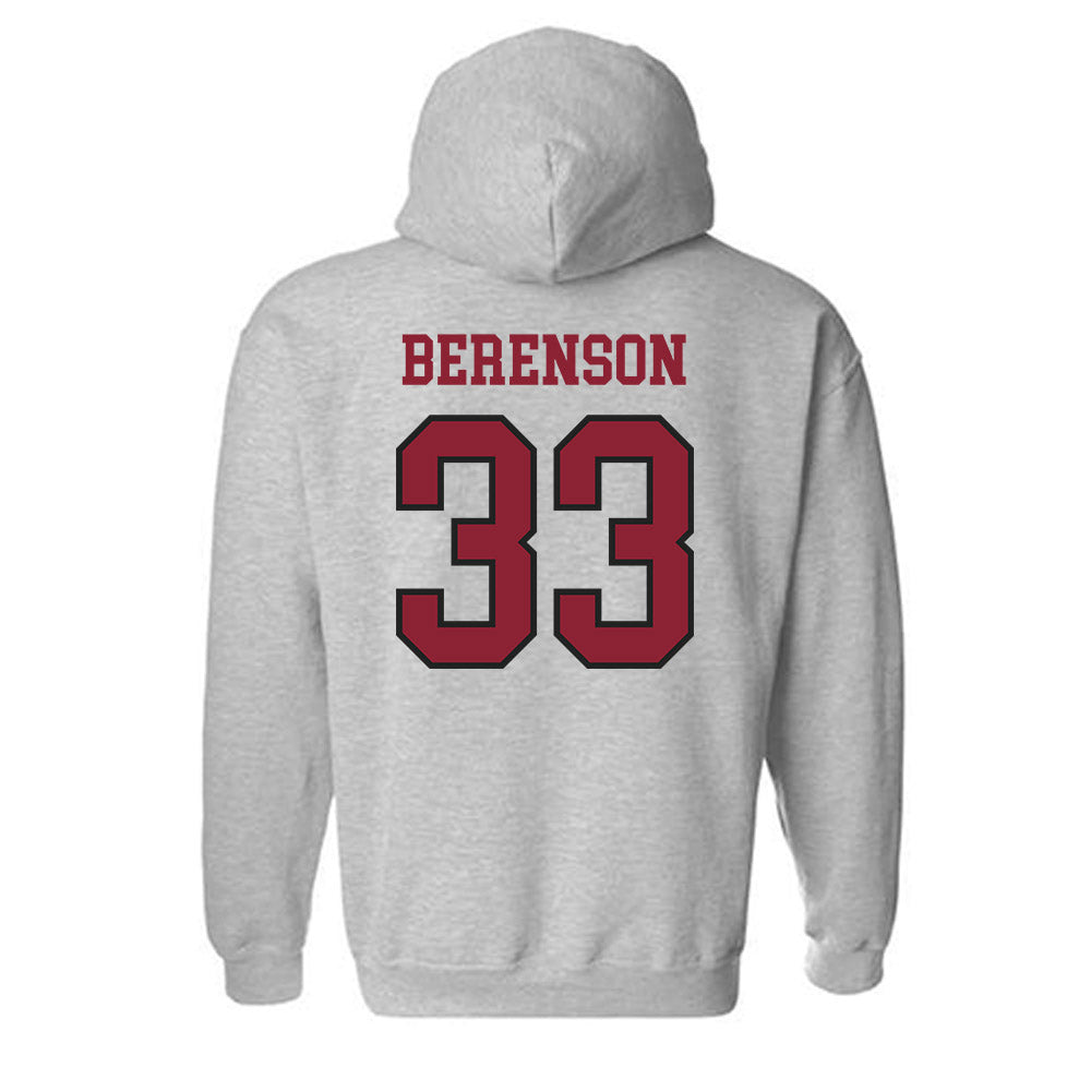 Boston College - NCAA Baseball : Logan Berenson - Hooded Sweatshirt-1
