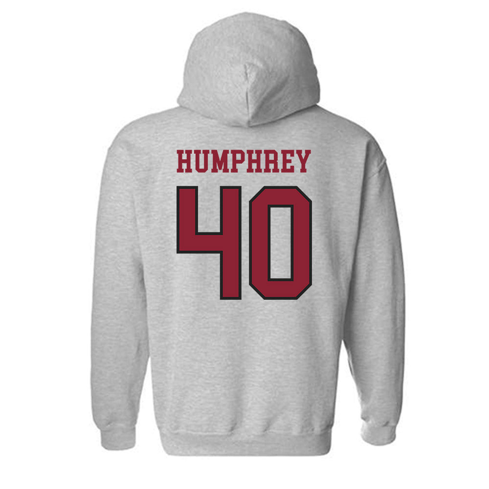 Boston College - NCAA Baseball : Tony Humphrey - Hooded Sweatshirt Sports Shersey