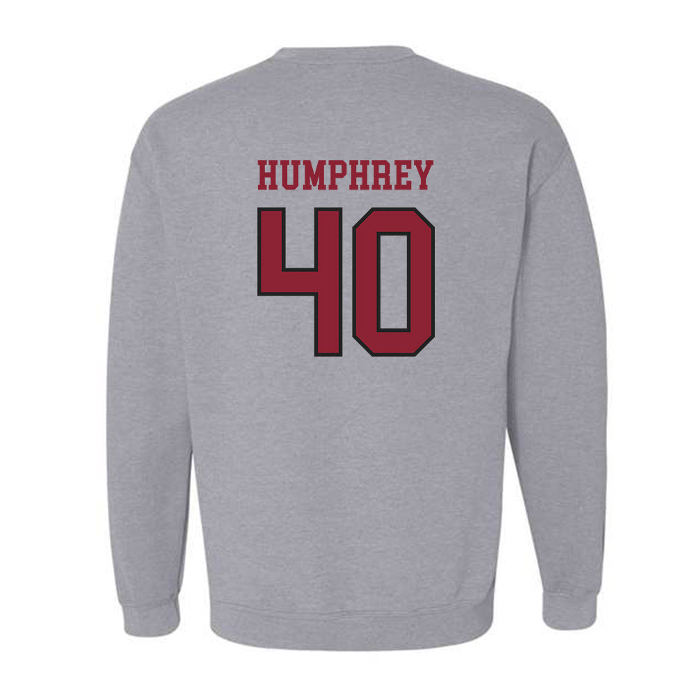 Boston College - NCAA Baseball : Tony Humphrey - Crewneck Sweatshirt Sports Shersey