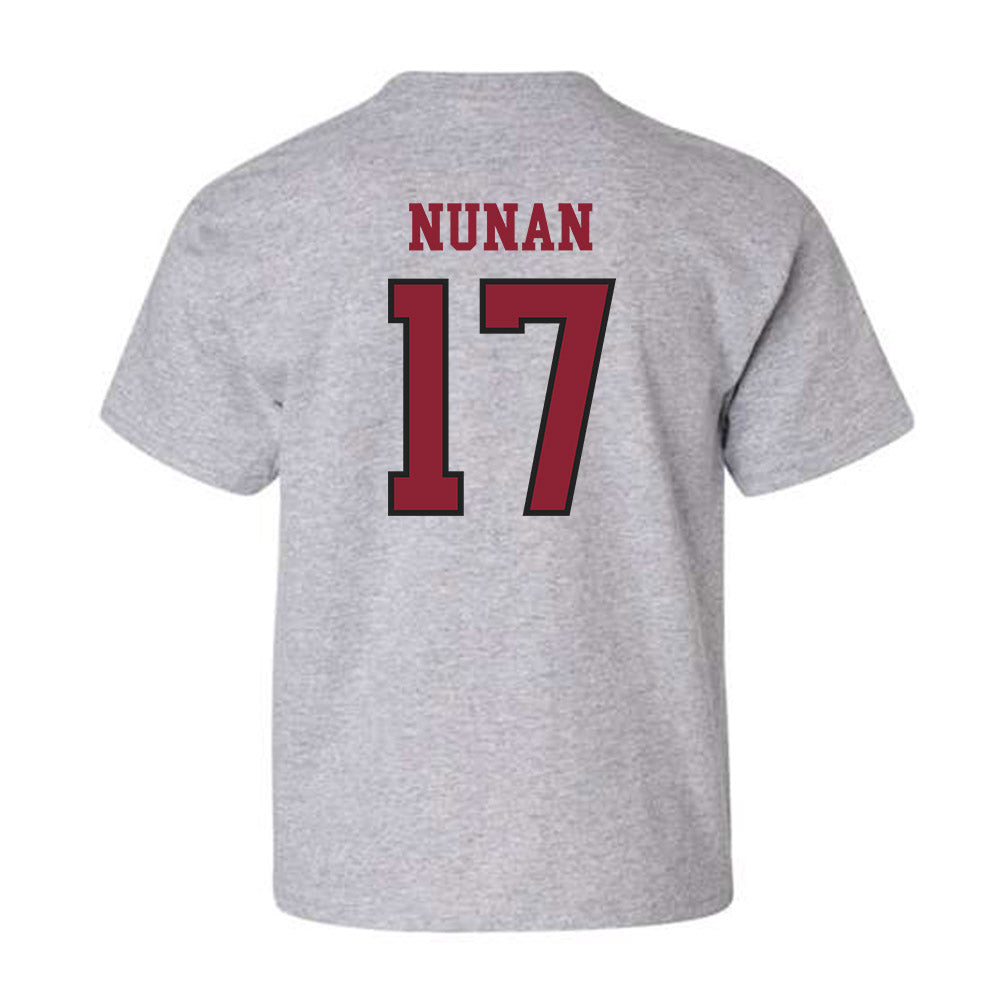 Boston College - NCAA Baseball : Matthew Nunan - Youth T-Shirt Sports Shersey