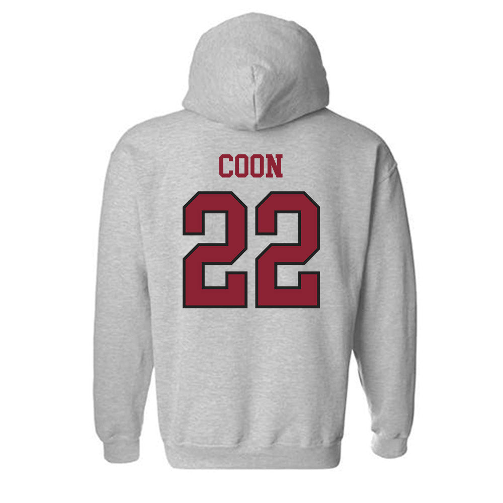 Boston College - NCAA Baseball : Charlie Coon - Hooded Sweatshirt Sports Shersey