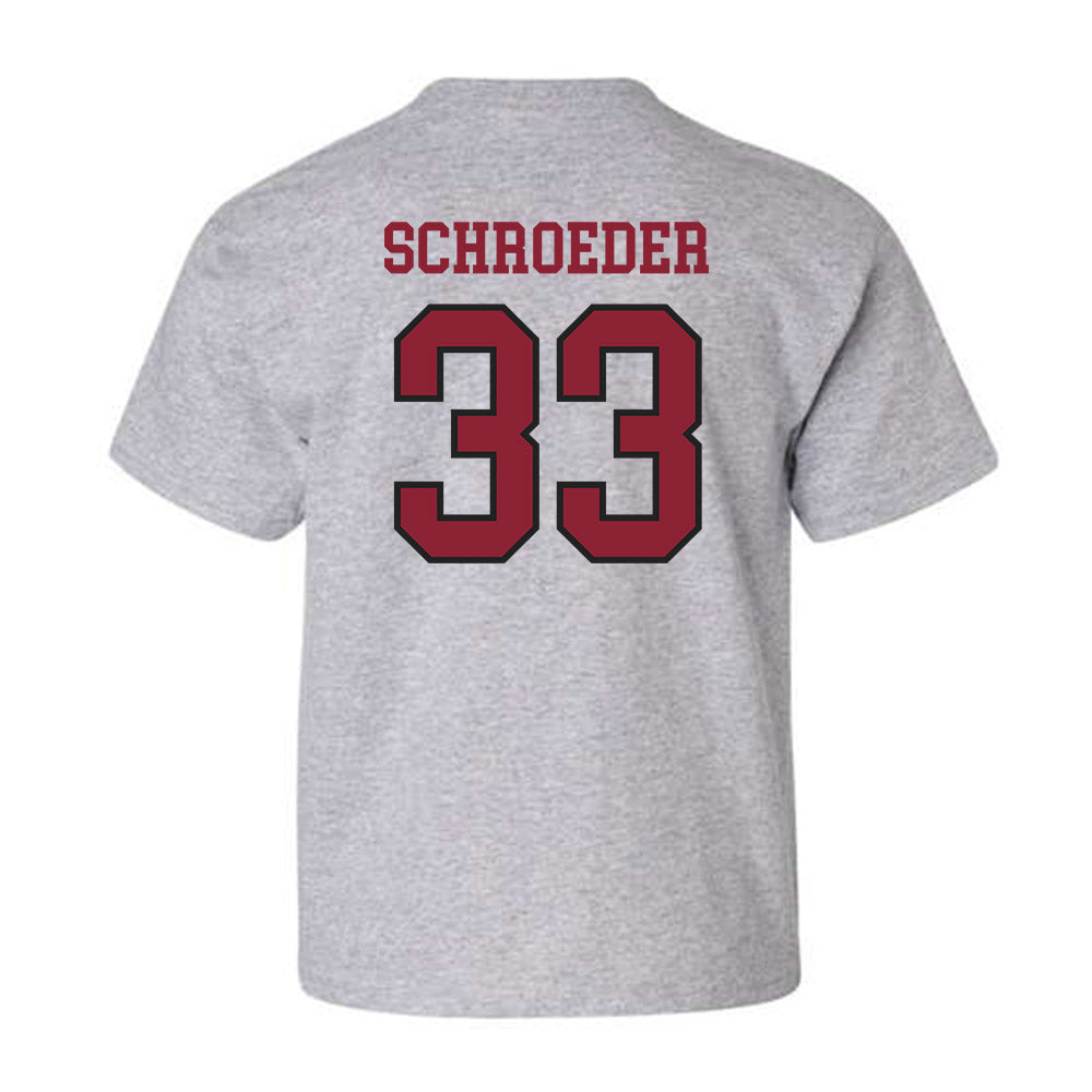 Boston College - NCAA Baseball : Eric Schroeder - Youth T-Shirt Sports Shersey