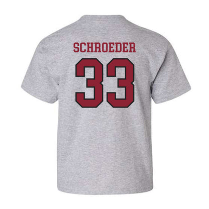 Boston College - NCAA Baseball : Eric Schroeder - Youth T-Shirt Sports Shersey