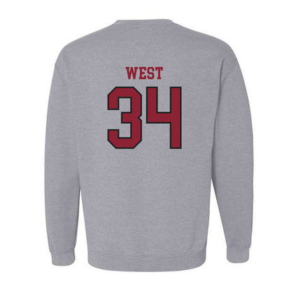 Boston College - NCAA Baseball : John West - Crewneck Sweatshirt Sports Shersey