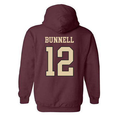 Boston College - NCAA Softball : Carly Bunnell - Sports Shersey Hooded Sweatshirt-1