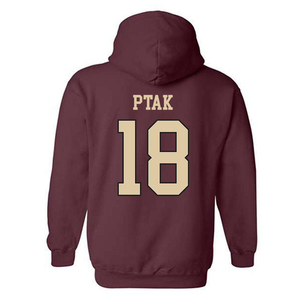 Boston College - NCAA Softball : Abby Ptak - Sports Shersey Hooded Sweatshirt-1