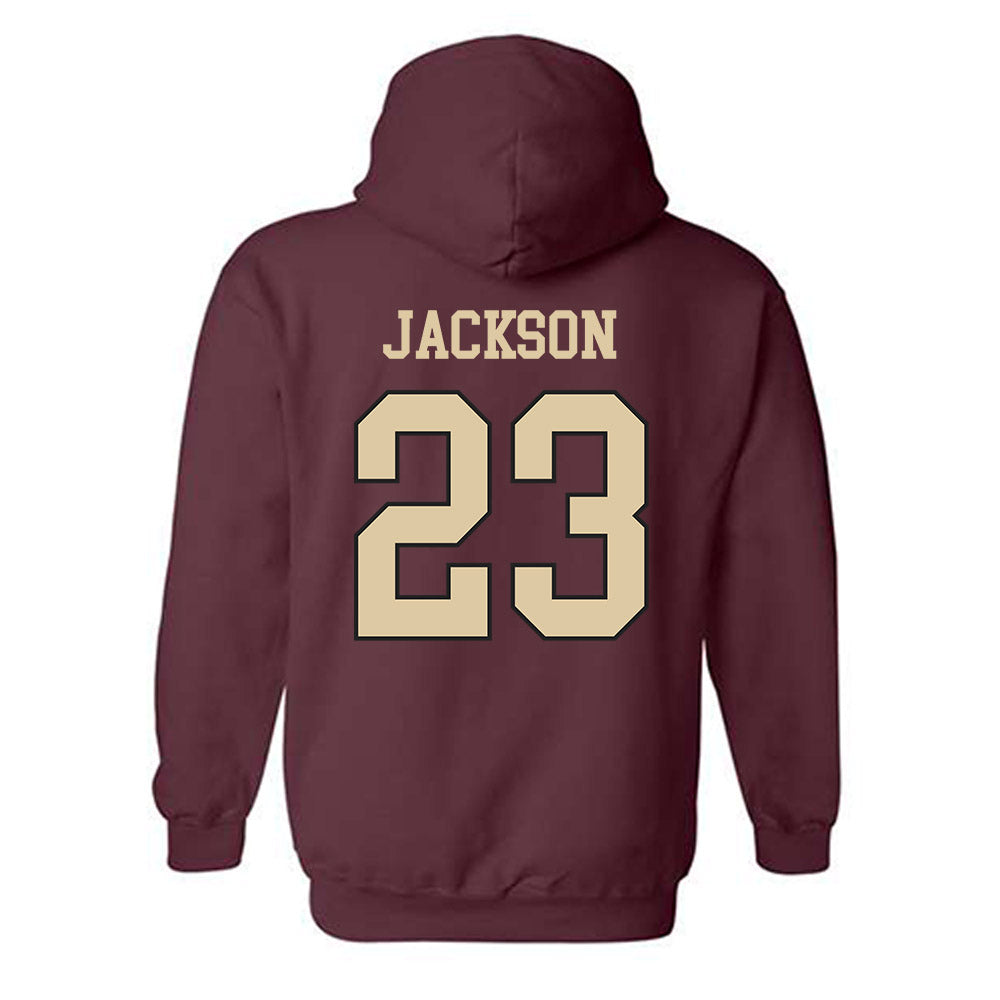Boston College - NCAA Softball : Addison Jackson - Sports Shersey Hooded Sweatshirt-1