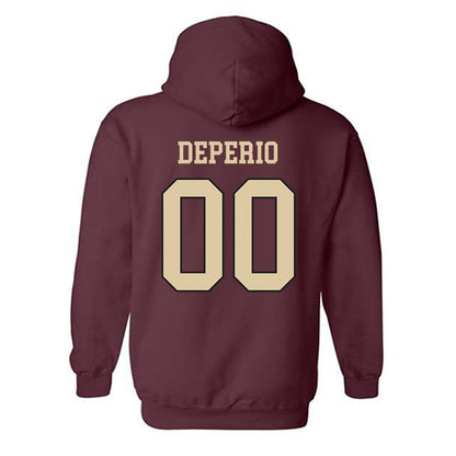 Boston College - NCAA Softball : Kaeliana DePerio - Sports Shersey Hooded Sweatshirt-1