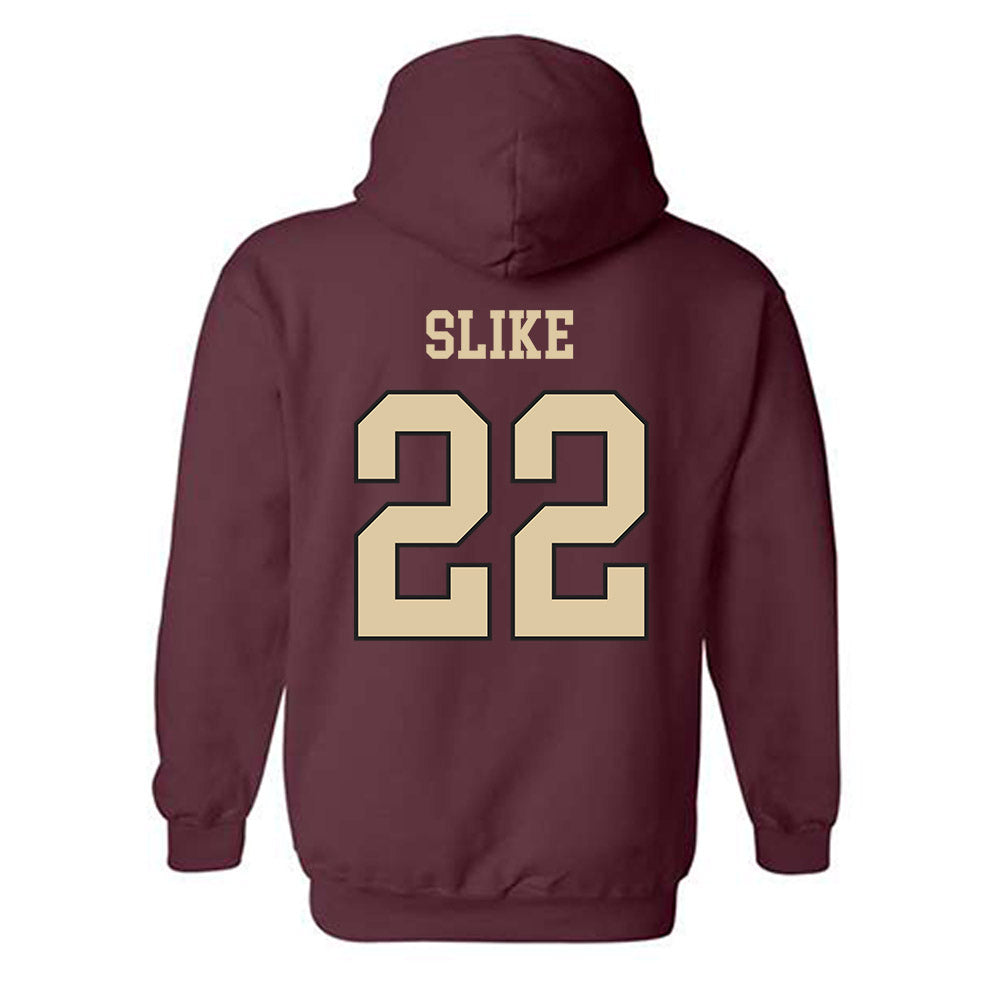 Boston College - NCAA Softball : Hannah Slike - Hooded Sweatshirt Sports Shersey