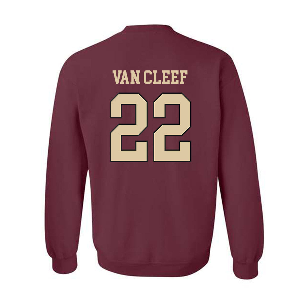 Boston College - NCAA Softball : Emily Van Cleef - Sports Shersey Crewneck Sweatshirt-1