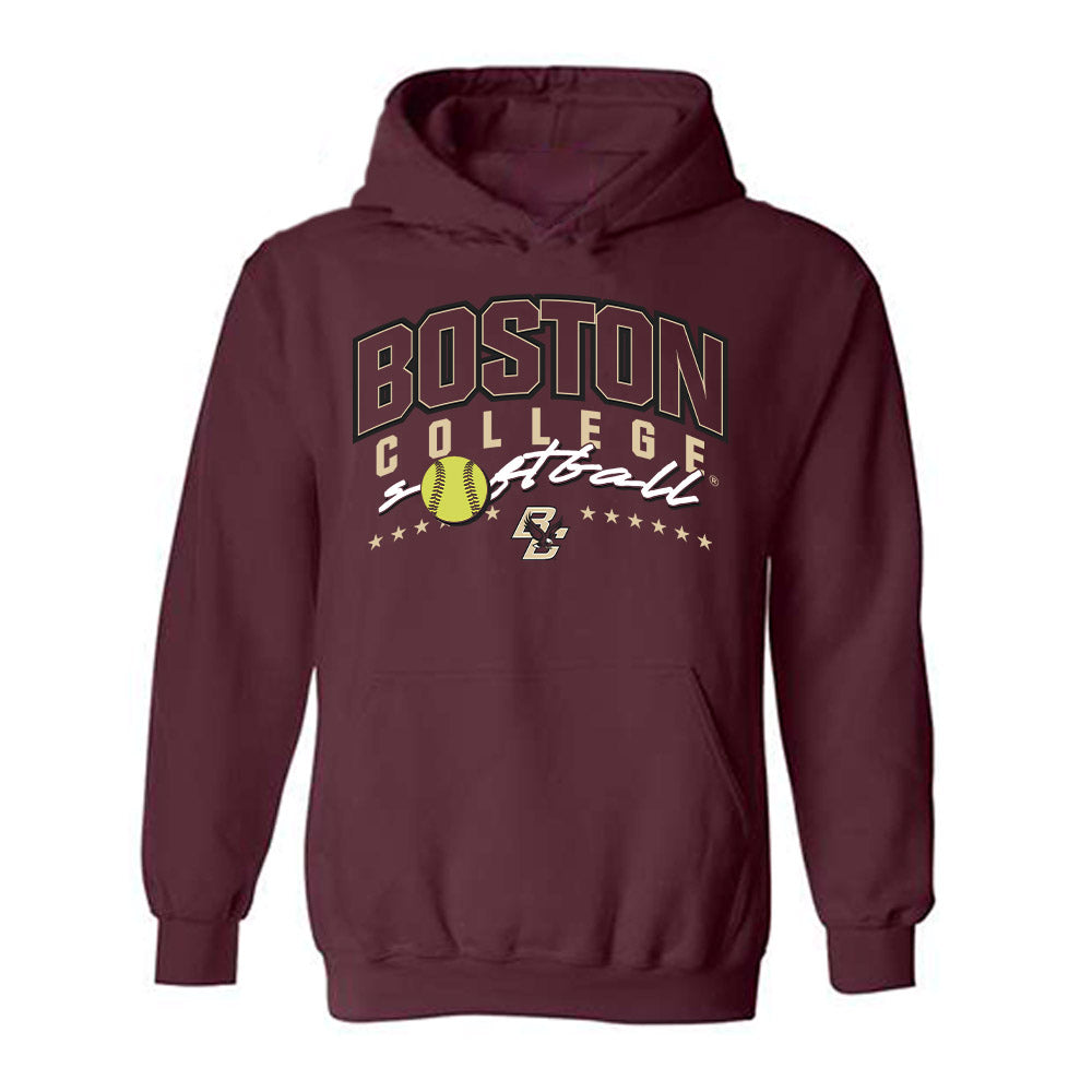 Boston College - NCAA Softball : Kaeliana DePerio - Sports Shersey Hooded Sweatshirt-0