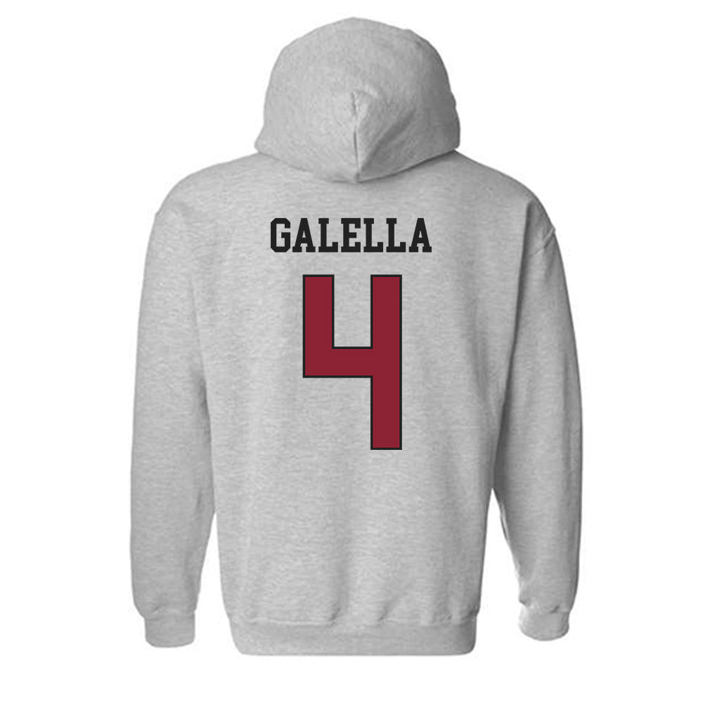 Boston College - NCAA Softball : Mia Galella - Sports Shersey Hooded Sweatshirt-1