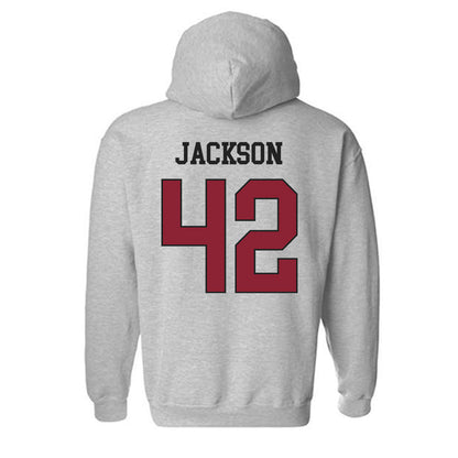 Boston College - NCAA Softball : Emma Jackson - Sports Shersey Hooded Sweatshirt-1