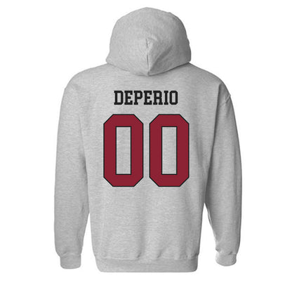Boston College - NCAA Softball : Kaeliana DePerio - Sports Shersey Hooded Sweatshirt-1