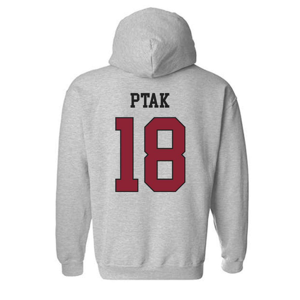 Boston College - NCAA Softball : Abby Ptak - Sports Shersey Hooded Sweatshirt-1