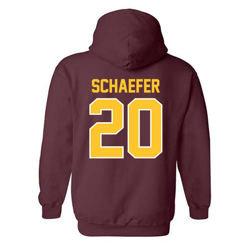 Arizona State - NCAA Baseball : Derek Schaefer - Sports Shersey Hooded Sweatshirt-1