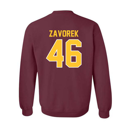 Arizona State - NCAA Baseball : Beckett Zavorek - Sports Shersey Crewneck Sweatshirt-1