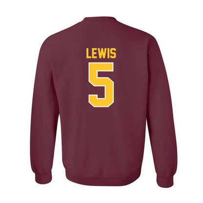 Arizona State - NCAA Baseball : Brenden Lewis - Sports Shersey Crewneck Sweatshirt-1