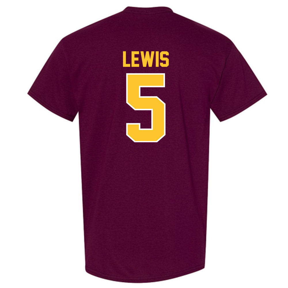 Arizona State - NCAA Baseball : Brenden Lewis - Sports Shersey T-Shirt-1