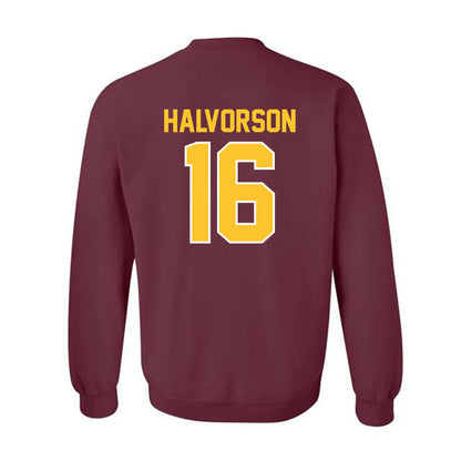 Arizona State - NCAA Baseball : Wyatt Halvorson - Sports Shersey Crewneck Sweatshirt-1