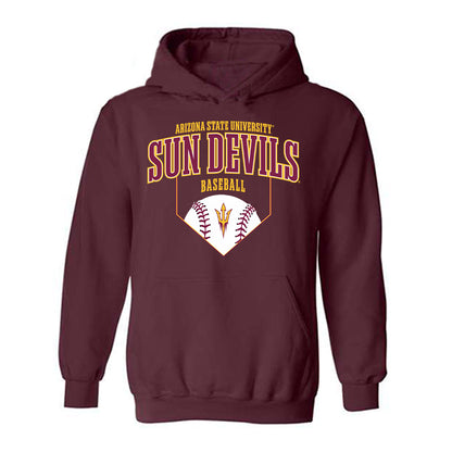 Arizona State - NCAA Baseball : Max Arlich - Sports Shersey Hooded Sweatshirt