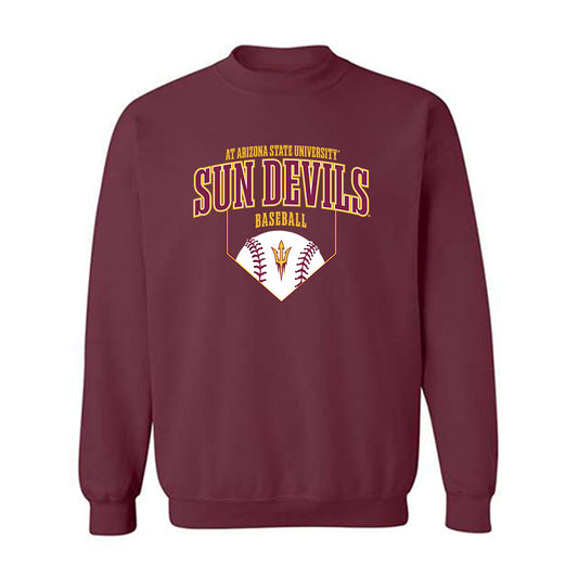 Arizona State - NCAA Baseball : Jonny Garber - Sports Shersey Crewneck Sweatshirt-0