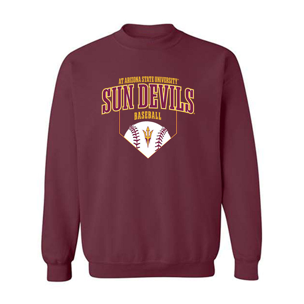 Arizona State - NCAA Baseball : Beckett Zavorek - Sports Shersey Crewneck Sweatshirt-0