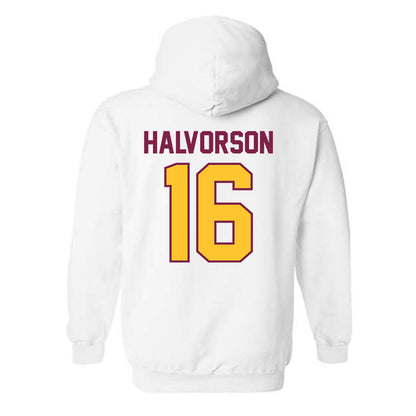 Arizona State - NCAA Baseball : Wyatt Halvorson - Sports Shersey Hooded Sweatshirt-1