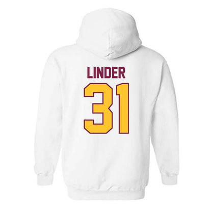 Arizona State - NCAA Baseball : Colin Linder - Sports Shersey Hooded Sweatshirt-1