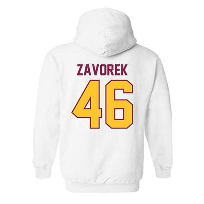 Arizona State - NCAA Baseball : Beckett Zavorek - Sports Shersey Hooded Sweatshirt-1