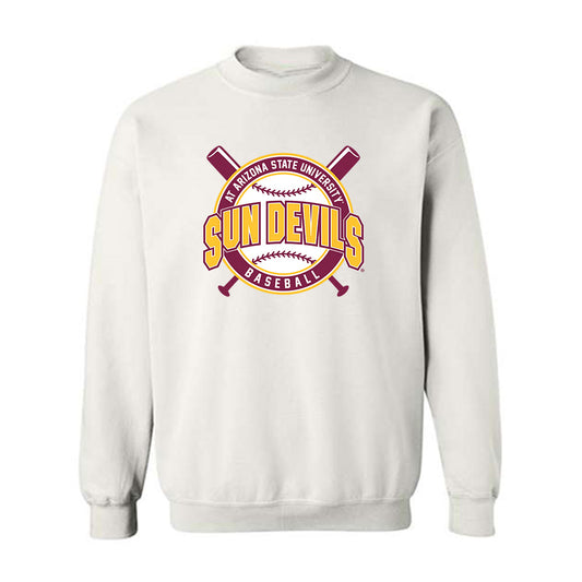 Arizona State - NCAA Baseball : Finn Leach - Sports Shersey Crewneck Sweatshirt-0