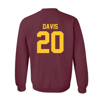 Arizona State - NCAA Softball : Takya Davis - Sports Shersey Crewneck Sweatshirt