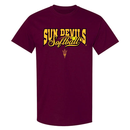 Arizona State - NCAA Softball : Yannixa Acuna - Sports Shersey T-Shirt-0
