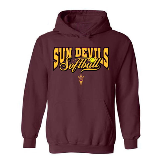 Arizona State - NCAA Softball : Tiare Ho-Ching - Sports Shersey Hooded Sweatshirt