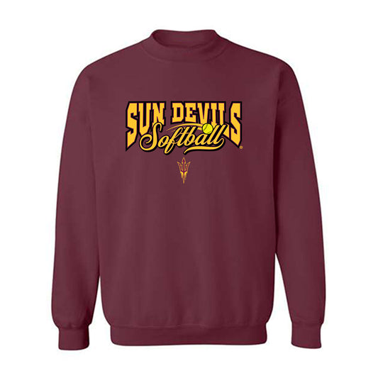 Arizona State - NCAA Softball : Sydney Saenz - Sports Shersey Crewneck Sweatshirt-0