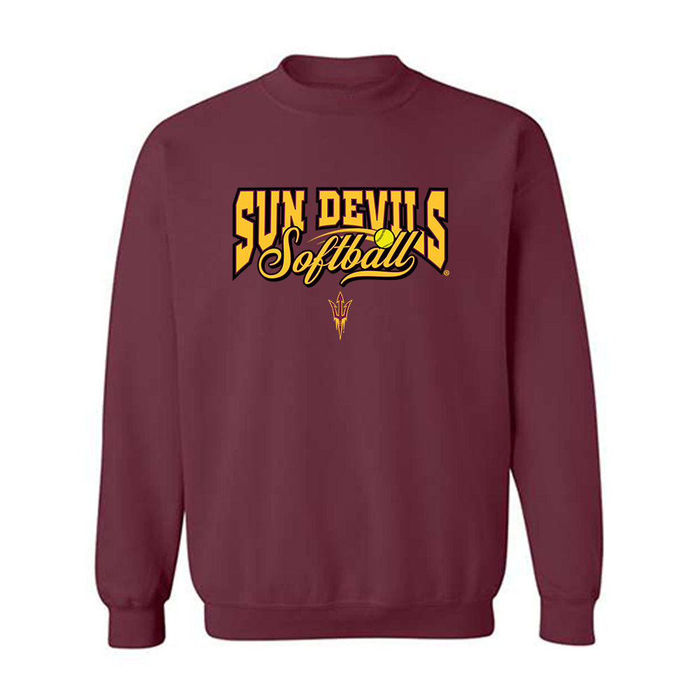 Arizona State - NCAA Softball : Yannixa Acuna - Sports Shersey Crewneck Sweatshirt-0