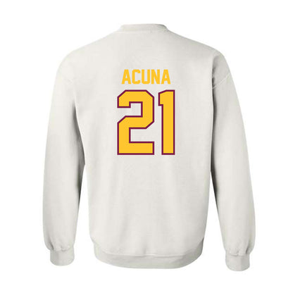 Arizona State - NCAA Softball : Yannixa Acuna - Sports Shersey Crewneck Sweatshirt-1