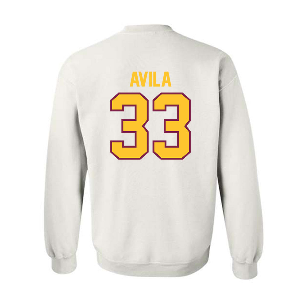 Arizona State - NCAA Softball : Yazzy Avila - Sports Shersey Crewneck Sweatshirt-1
