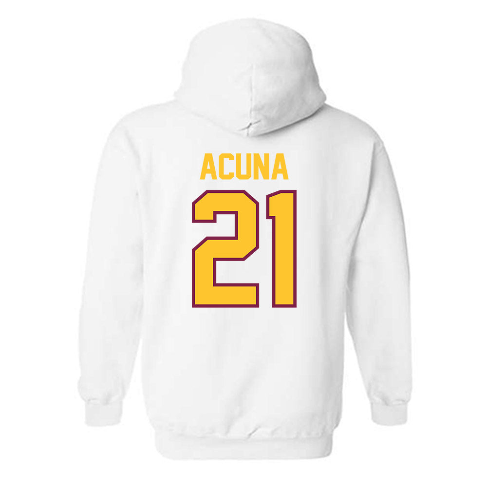Arizona State - NCAA Softball : Yannixa Acuna - Sports Shersey Hooded Sweatshirt-1