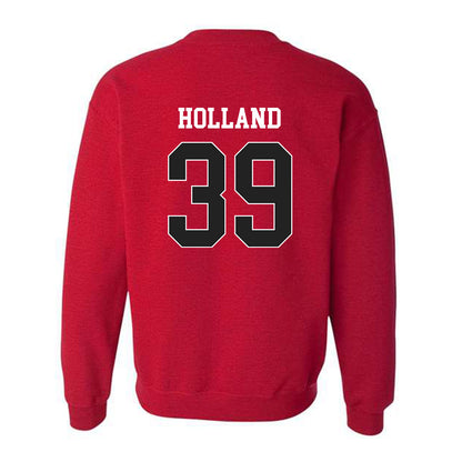 Arkansas - NCAA Baseball : Tucker Holland - Sports Shersey Crewneck Sweatshirt