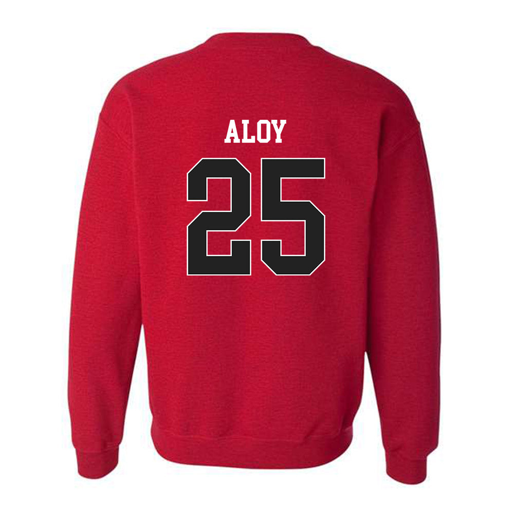 Arkansas - NCAA Baseball : Kuhio Aloy - Sports Shersey Crewneck Sweatshirt-1