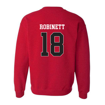 Arkansas - NCAA Baseball : Reese Robinett - Sports Shersey Crewneck Sweatshirt