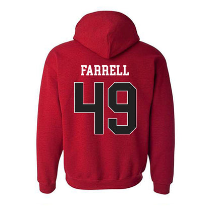 Arkansas - NCAA Baseball : Jackson Farrell - Sports Shersey Hooded Sweatshirt