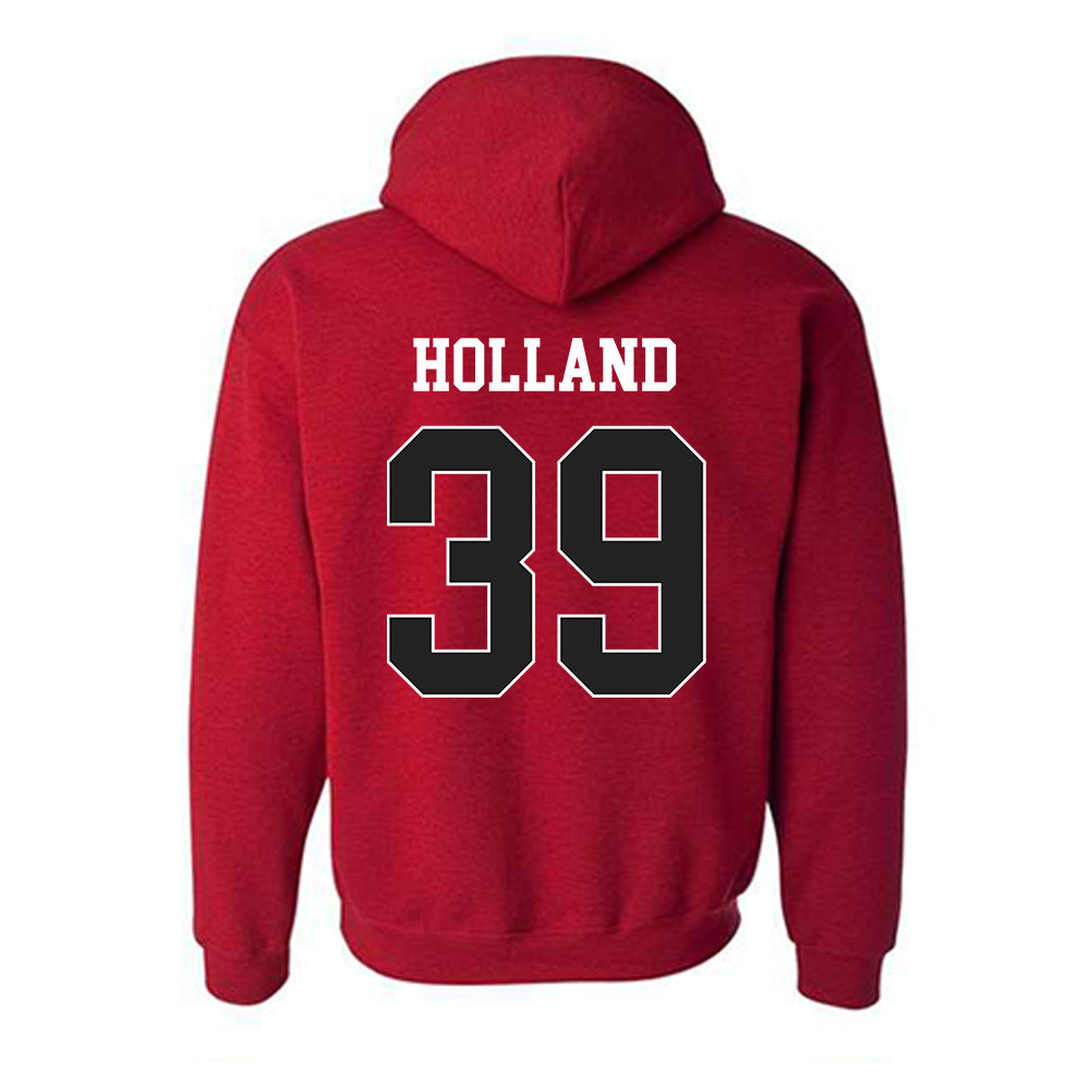 Arkansas - NCAA Baseball : Tucker Holland - Sports Shersey Hooded Sweatshirt