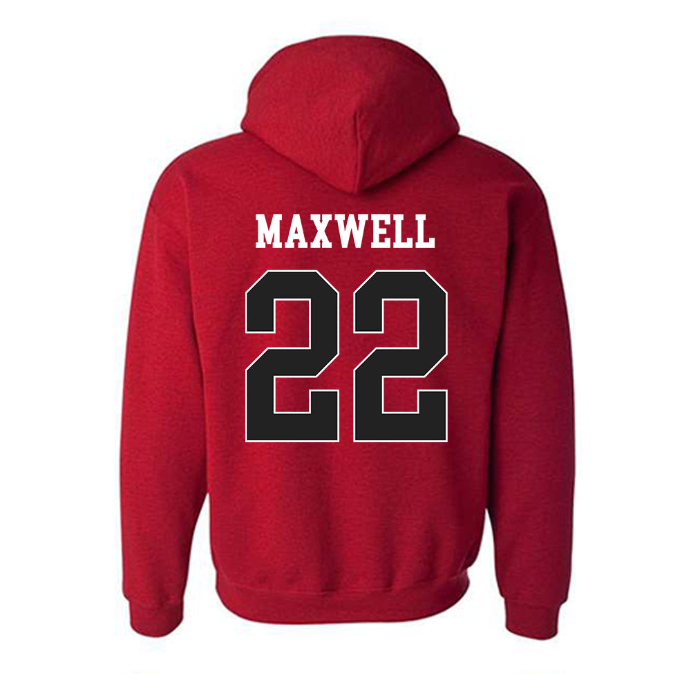 Arkansas - NCAA Baseball : Logan Maxwell - Sports Shersey Hooded Sweatshirt-1