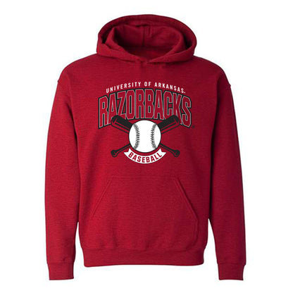 Arkansas - NCAA Baseball : Dylan Carter - Sports Shersey Hooded Sweatshirt