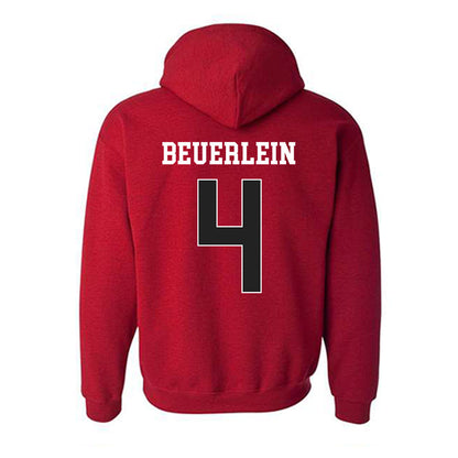 Arkansas - NCAA Softball : Reis Beuerlein - Hooded Sweatshirt Sports Shersey