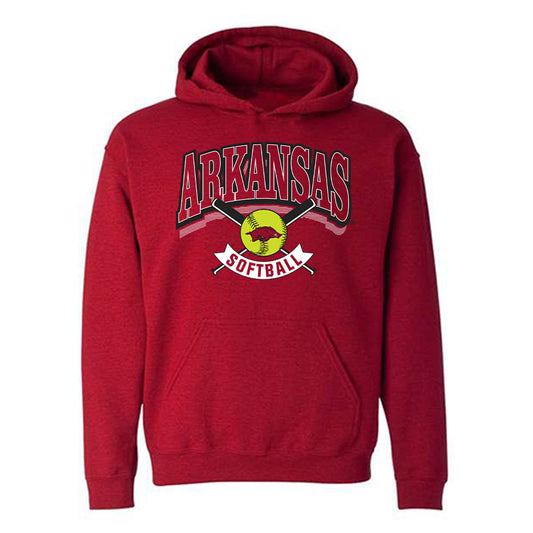 Arkansas - NCAA Softball : Kasey Wood - Hooded Sweatshirt Sports Shersey